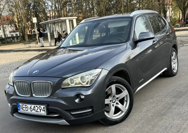 BMW X1 cena 46900 przebieg: 236875, rok produkcji 2013 z Biskupiec małe 172